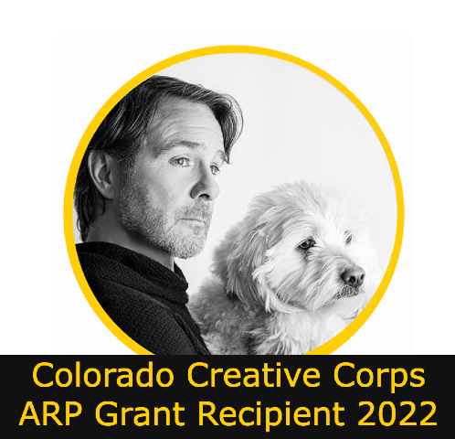 sean boggs logo with text saying Colorado Creative Corps ARP Grant Recipient